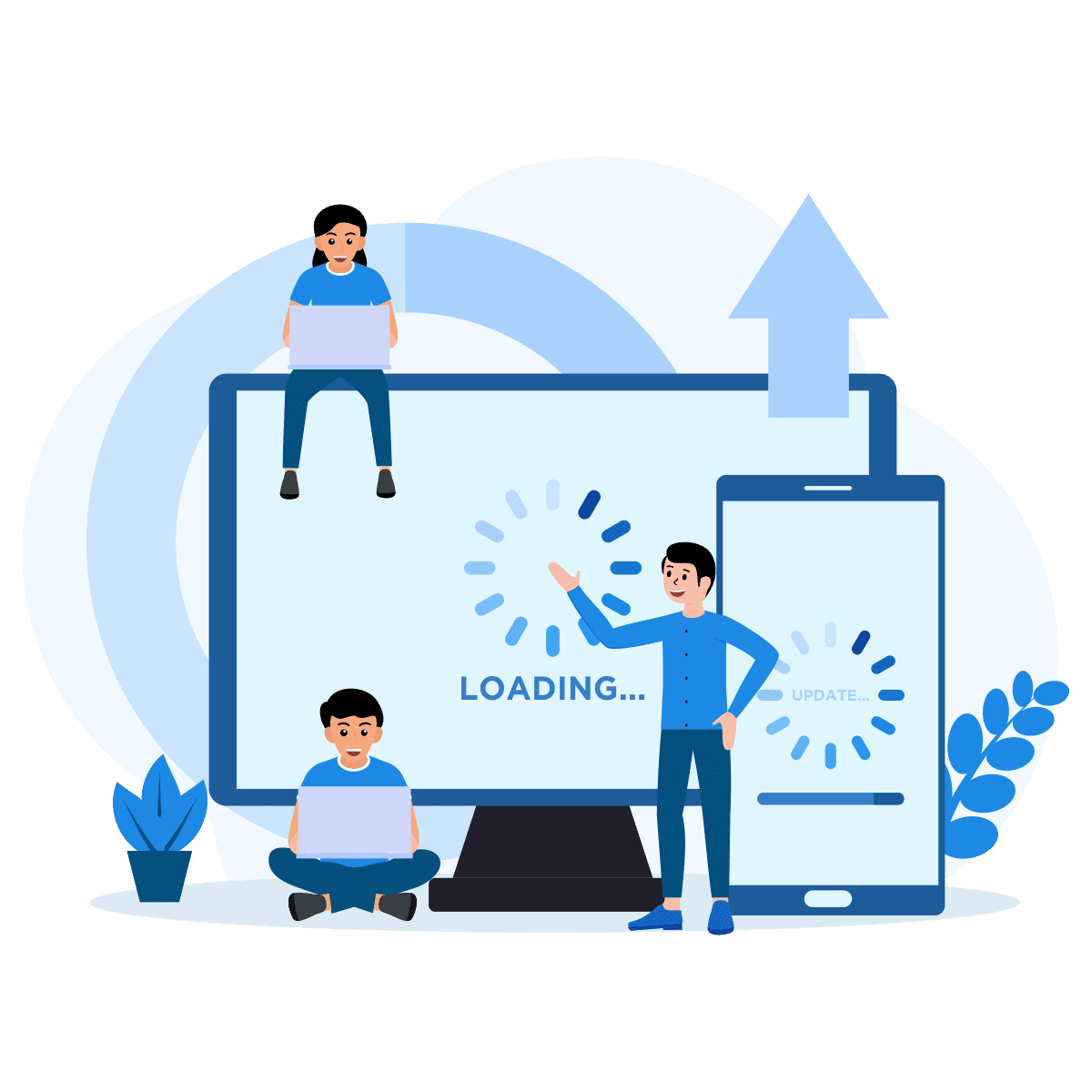 —Pngtree—flat upgrade software digital network_6198776